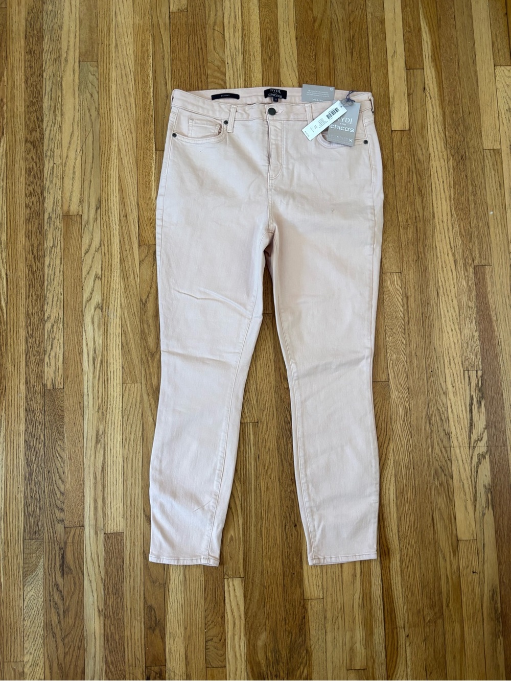 NYDJ Light Pink Skinny Jeans